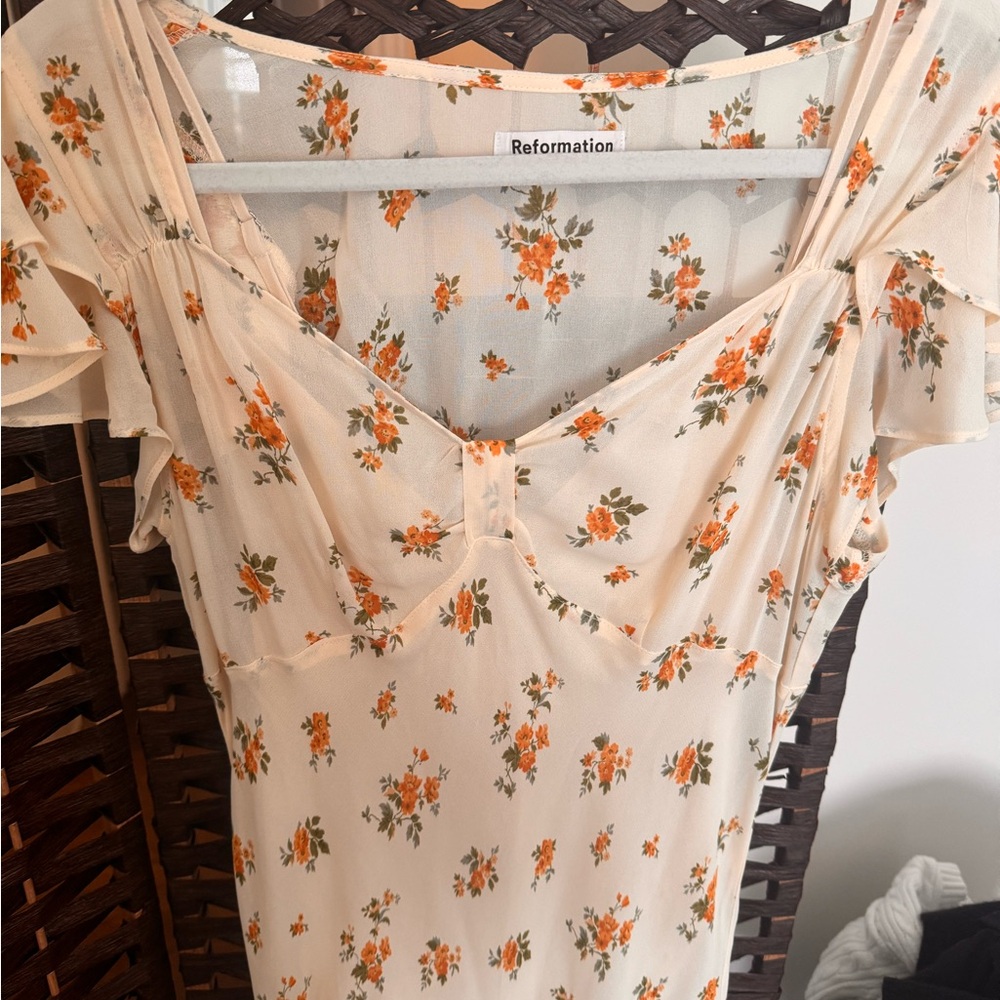 Reformation  - floral “Lisola” dress